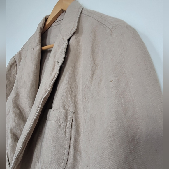 Lacoste Linen Blend Blazer - Picture 3 of 13